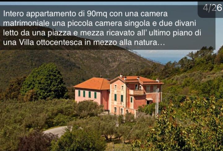 Villa Margherita Appartamento Per 5 In Villa Ottocentesca Castiglione Chiavarese 外观 照片